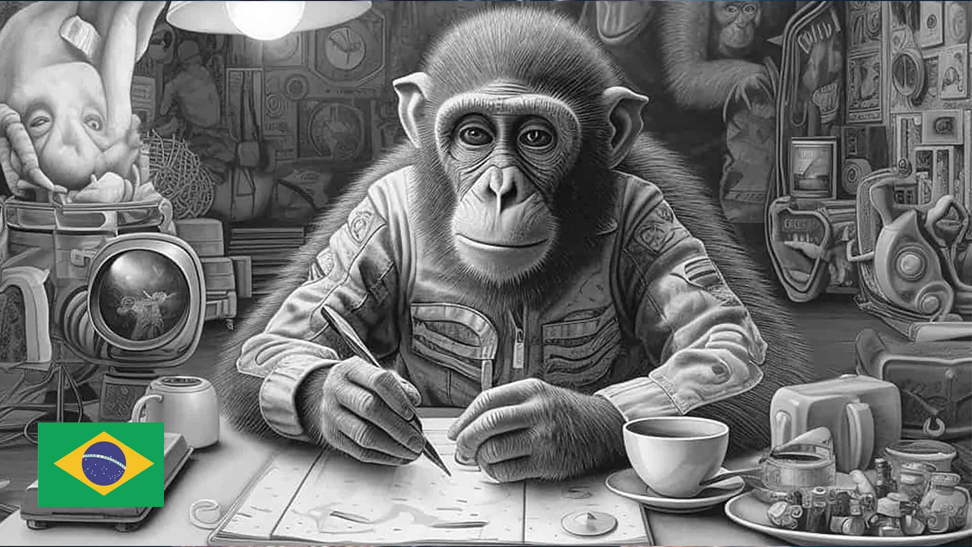 macacos pensaram fora da caixa quando nem existiam caixas 1